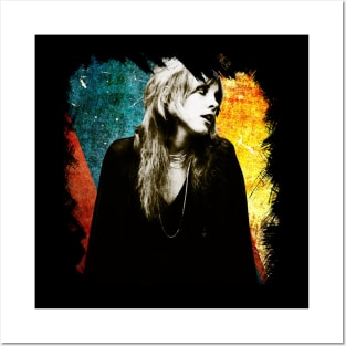 Stevie in Black & White illustrations Posters and Art